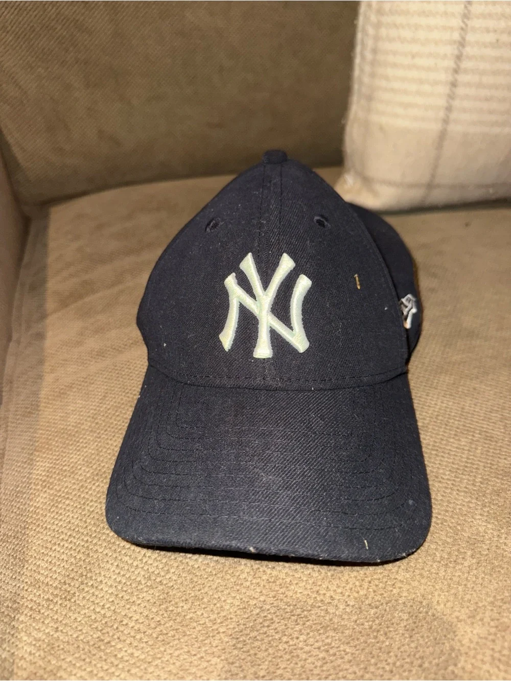 Blue New York Yankees Cap with White Logo